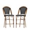 Flash Furniture BlackWhite PE Rattan Stacking Paris Stools, 2PK 2-SDA-AD642001-CS-BKWH-NAT-GG - alternate 10